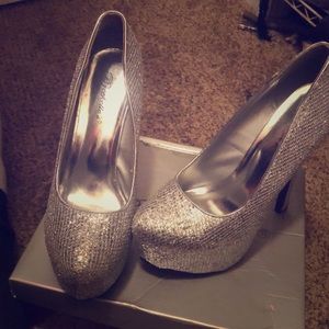 Silver heels